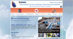 Desktop Screenshot of microsailing.fr